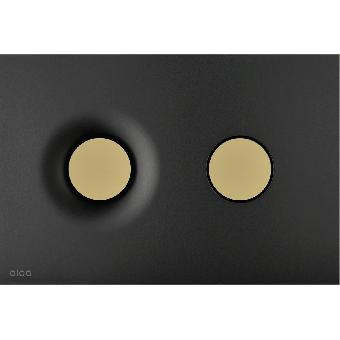 Mygtukas WC M1978-7 Dot.Dot  juodas matinis / auksas matinis 