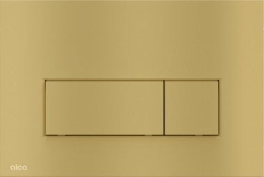 WC nuleidimo mygtukas M57-G-M dvigubas, metinė bronza 