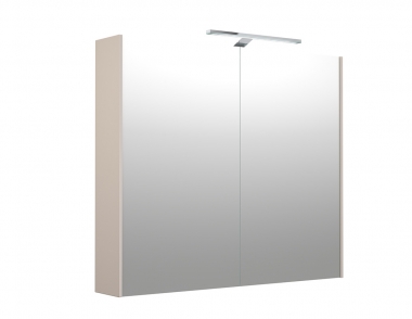Sspintelė veidrodinė Garda D-Line 80cm LED, pilkas kašmyras 