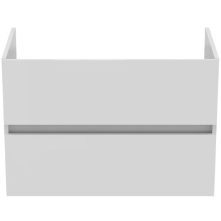 Spintelė praustuvui Ideal Standard Eurovit, matmenys: 800x440x550mm, spalva - balta blizgi, 2 stalčiai, pakabinama 
