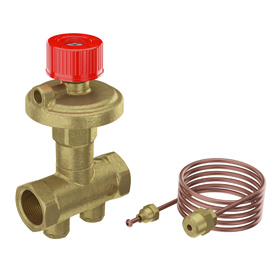Reguliatorius slėgio perkryčio kompaktiškas 1/2"  R206C-1  Kv 2,40 /5÷30 kPa 