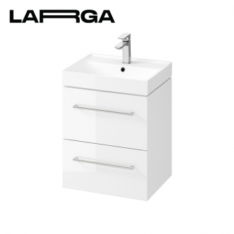 Spintelė apatinė Larga 50cm balta blizgi 