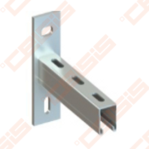 Montažinio profilio konsolė NICZUK METALL-PL MF2,5 (41x41x2,5 mm) L- 320 mm 