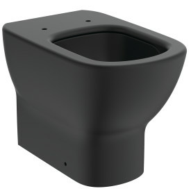 Unitazas Ideal Standard Tesi Aquablade pastatomas, be bakelio, spalva - juoda matinė 