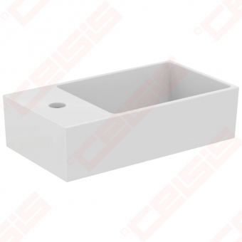Asimetrinis praustuvas Ideal Standard Extra 450x250, maišytuvo skylė kairėje 