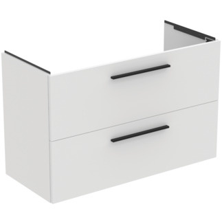 Spintelė Ideal Standard I.Life A, matmenys: 1000x440x630, 2 stalčiai, balta matinė, be rankenėlių 