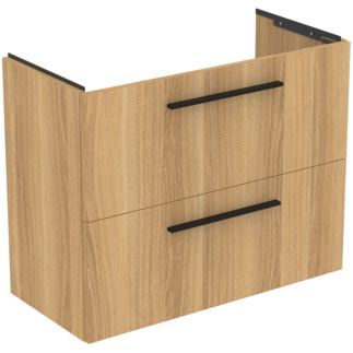Spintelė Ideal Standard  I.Life S, matmenys 800x375x630mm, 2 stalčiai, spalva - Natural Oak, skirta praustuvui T458901 