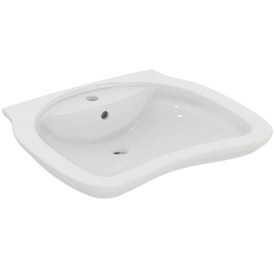 Praustuvas IDEAL STANDARD MAIA, neįgaliems, matmenys: 650x550x155 mm 