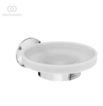 Muilinė su stikline lėkštele, Ideal Standard La Dolce Vita, chromas 