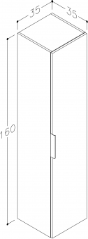 Spintelė ūkinė BIG 35 cm tabako spalva 