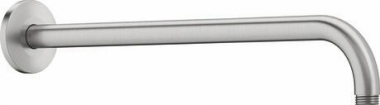 Alkūnė dušo galvai iš sienos 410mm, nerūdijantis plienas 