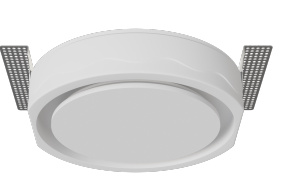 Ištraukimo difuzorius priglaistomas apvalus VENTMANN WCIRCLE 125 mm pajungimas 
