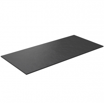 Stalviršis 100cm HPL juoda lava be išpjovos 