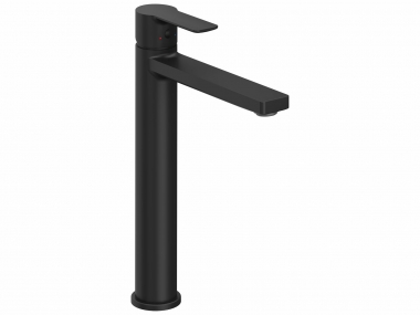 Maišytuvas praustuvo SOLAR 015.20, 290 mm, be dugno vožtuvo, juodas 