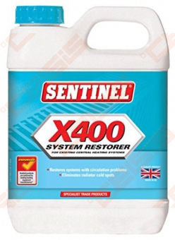 Ploviklis šildymo sistemos Sentinel X400 1L