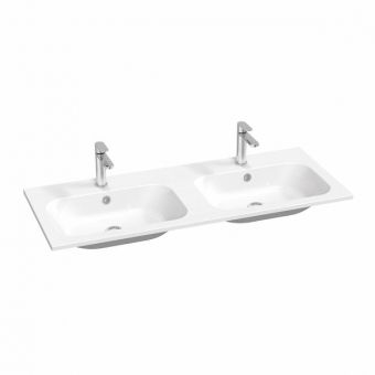 Dvigubas praustuvas RAVAK Chrome Slim 120 cm, dvigubas 