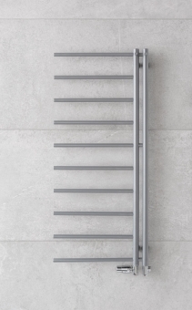 Rankšluosčių džiovintuvas P.M.H. Apollo 500x1140 chromuotas kairės pusės 