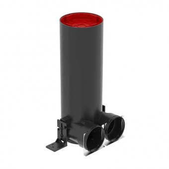 Dėžutė difūzorinė 2x90 - Dn125 ( Su aklėmis ) 