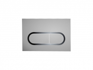 mygtukas WC Chrome satinas 